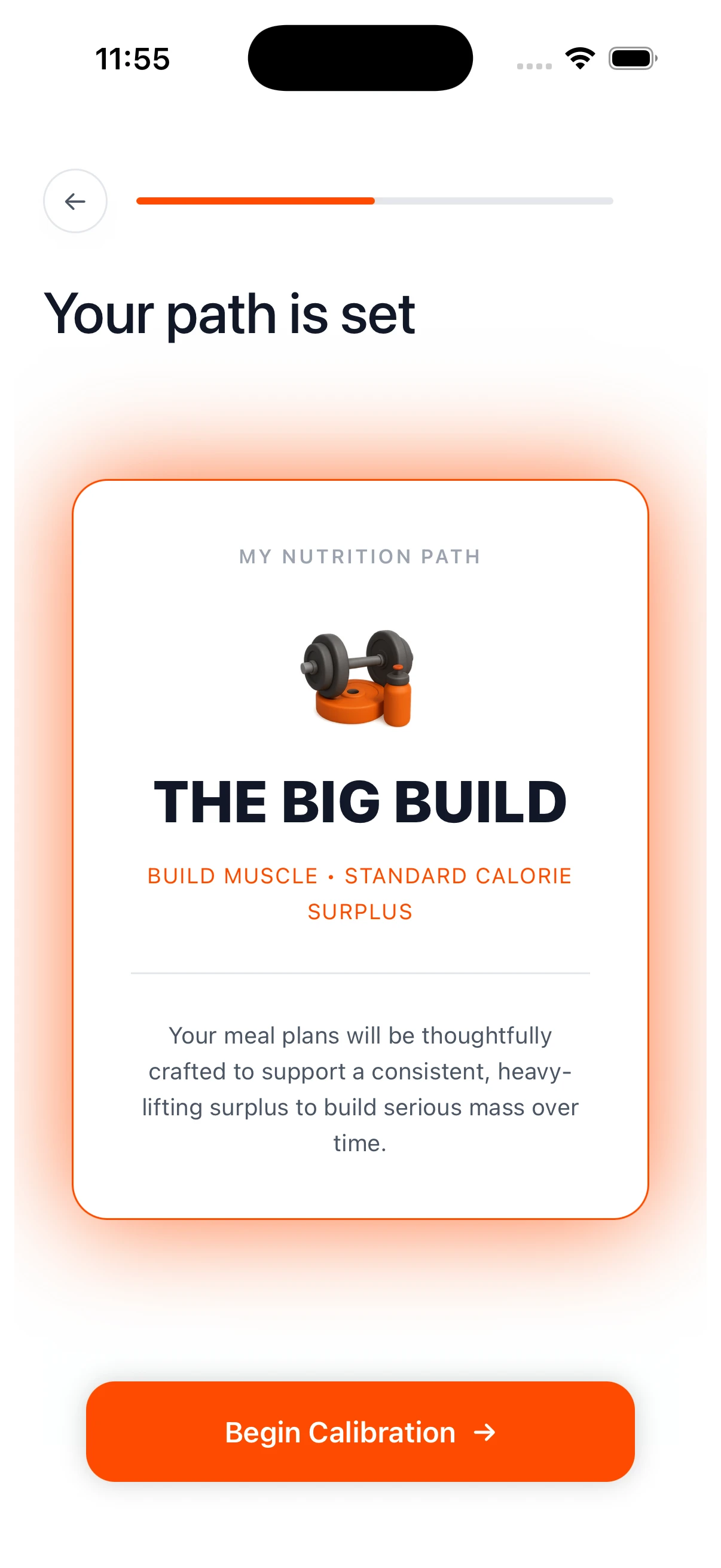 MODL archetype selection screen